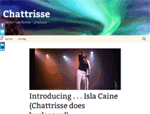 Tablet Screenshot of chattrisse.com